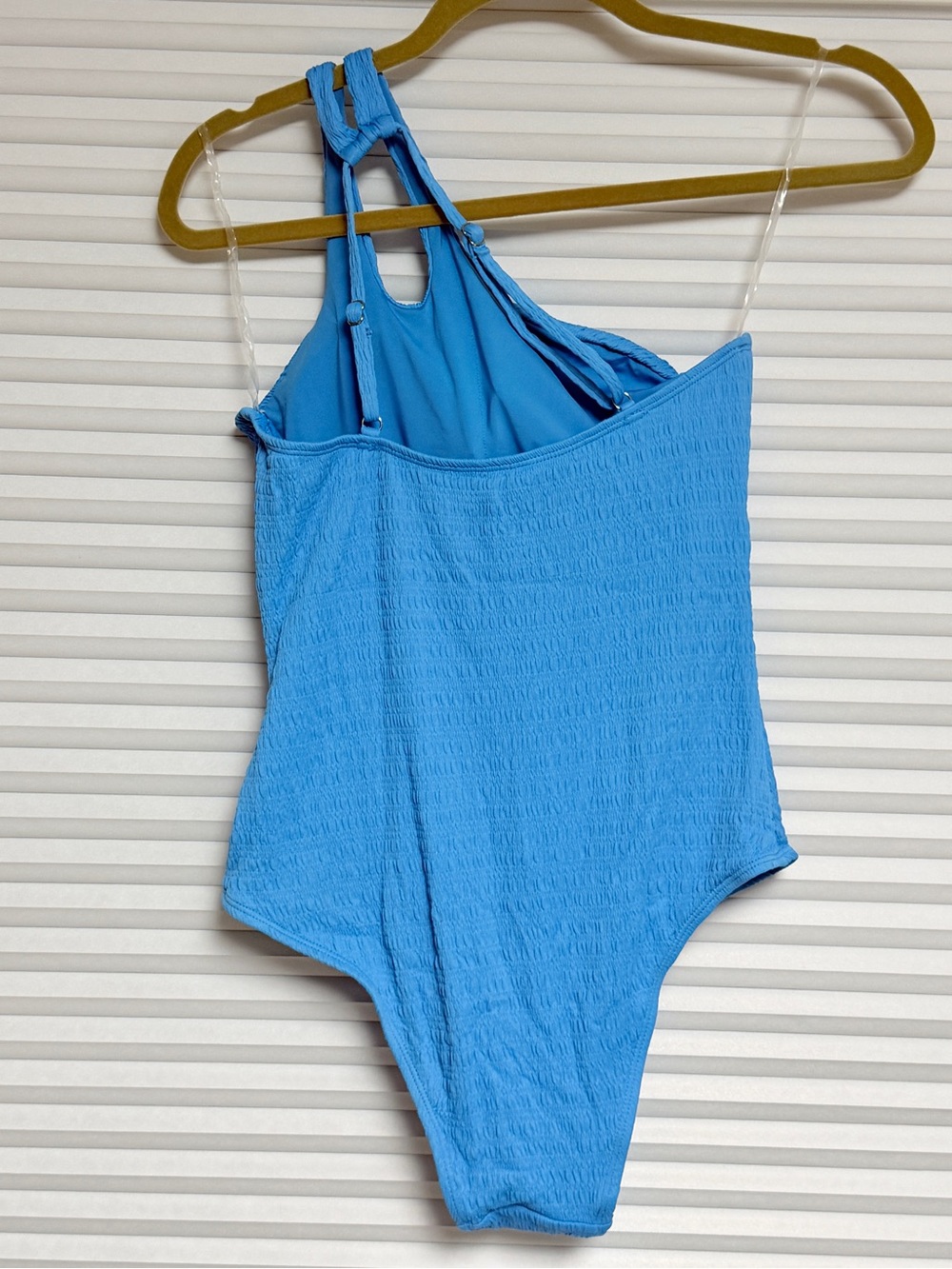 Lucky Brand Swim One-Shoulder Bright Blue Swimsuit - Women’s Medium - Picture 6 of 7
